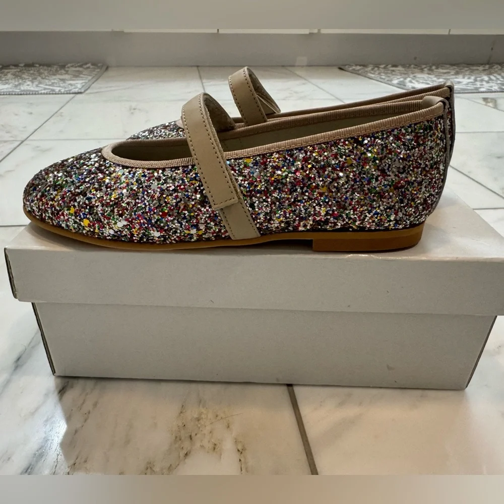 Childrenchic Glitter Mary Jane Flats - Picture 5 of 7